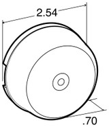 Truck-Lite 10202R Model 10 (2.5" Round) Clearance Marker Lamp- Red- Incandescent Truck-Lite 10202R Model 10 (2.5" Round) Clearance Marker Lamp- Red- Incandescent