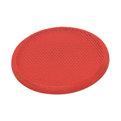 Grote 40052 3" Round Stick-on Reflector- Red