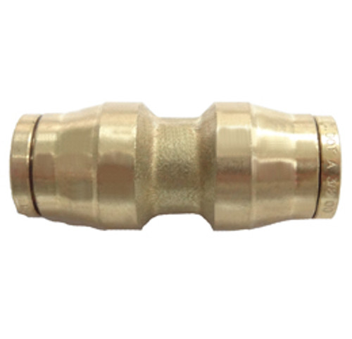 Air Brake Push Lock Connector Union 1/4"- Brass