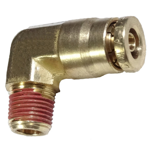 Air Brake Push Lock Male Elbow 5/32" Tube x 1/8" NPT- Brass