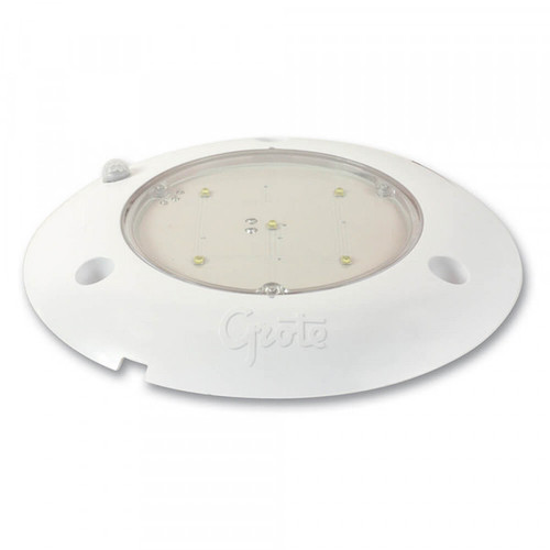 Grote 61411 S100 Round Surface Mount Dome Lamp w/ Motion Sensor, 6.5", 12v