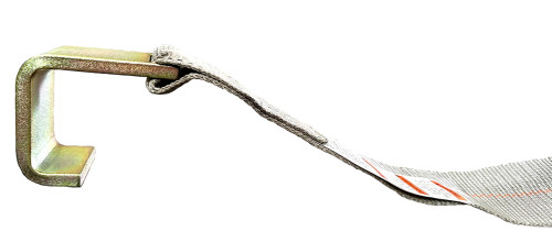 3" x  5' Container Strap w Roll-Off Container Hook- Kinedyne 360506