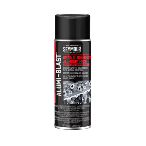 Seymour Alumi-Blast Specialty Coating Spray Paint- Aluminum Finish (12 oz) 16-55