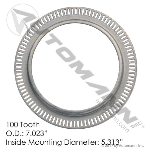 ABS Tone Ring for Gunite Style Steer Hub- replaces W1374