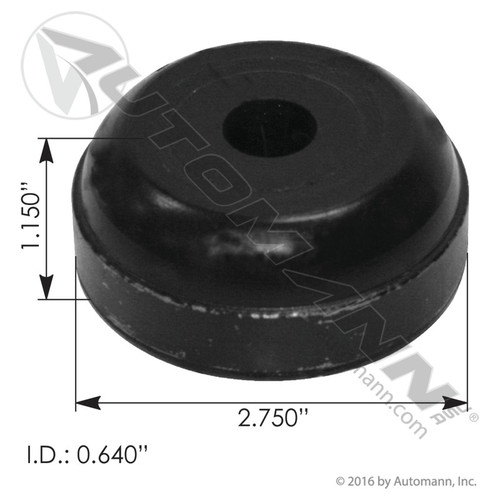 Mack Vision Radiator Mount Bushing- Poly- replaces 107MF21P5