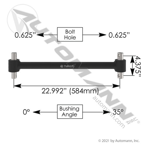 Freightliner Rear Suspension Torque Rod- replaces 16-16749-000