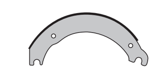 4515 Bendix Reman Brake Shoe (Single)- 23k Lining- Marathon 4515BXHS