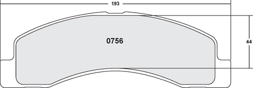 Performance Friction 0756.20 CarbonMetallic Brake Pad Set