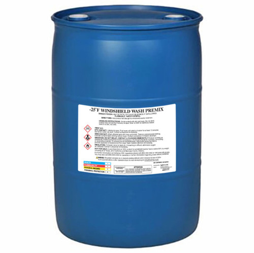 SPLASH Original Blue -20 Windshield Washer Fluid- 55 Gallon Drum