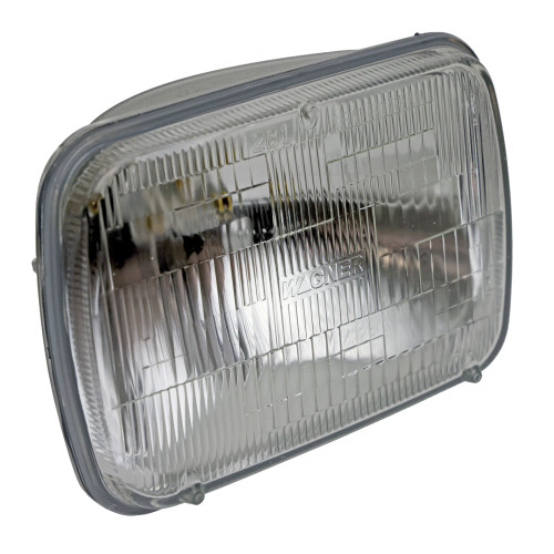 H6054 (2B1) 5"x7" Long Life Halogen Sealed Beam Headlamp- H/L, 12V, 35/65W- Wagner Lighting