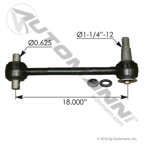 Mack Rear Suspension Torque Rod- replaces 17QF461P180