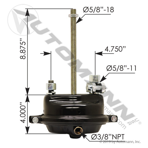 Type 24 Service Chamber- Standard Stroke