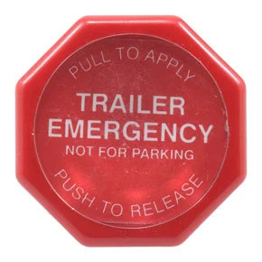 Haldex 12501 Red Trailer Emergency Knob- 1/4" -20 Thread