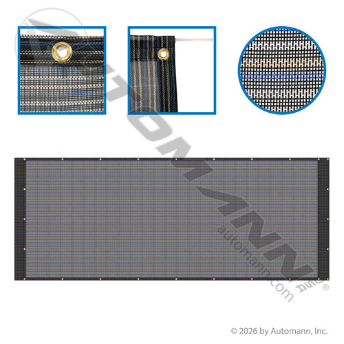7' x 20' Standard Multi-Color Mesh Tarp