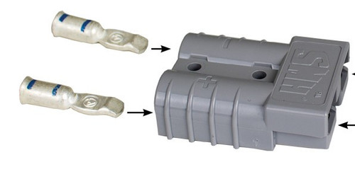 Tectran 5007-4 Battery Cable Quick Connect Kit- 350a- 2/0 Gauge, One Side