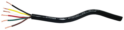 Tectran Articflex 6 Wire Jacketed Cable- 14ga- R/Y/B/W/G/Br- 764A1- Sold by the Foot