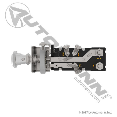 Universal Headlamp Switch w/Panel Dimmer- 12v, 20a