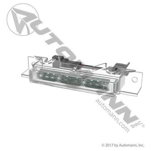 Volvo VN Sunvisor Clearance / Marker Lamp- Clear Lens, Amber Light, w/ Harness- replaces 21882502