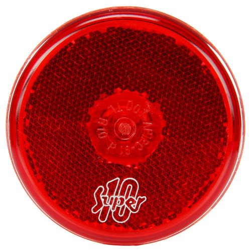 Truck-Lite 10208R Super 10 (2.5" Round) LED Marker / Clearance Lamp w/ Reflector- Red