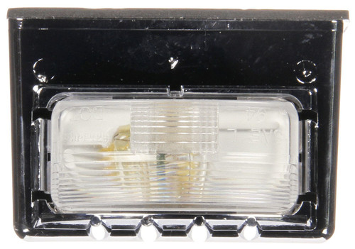 Truck-Lite 15013 Model 15 License Plate Lamp Assembly- Chrome Mount- Incandescent