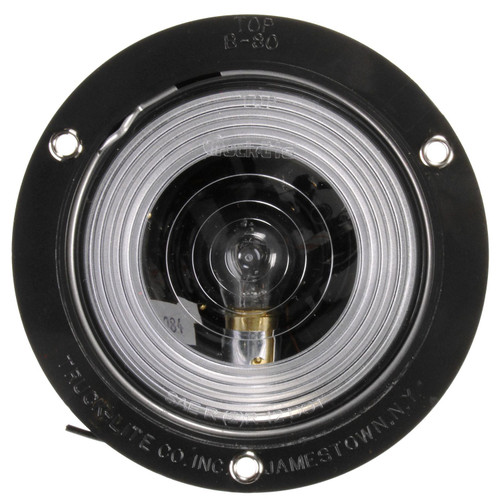 Truck-Lite 80304 80 Series 4" Round Utility Lamp- Flange Mount- Hardwired- Clear