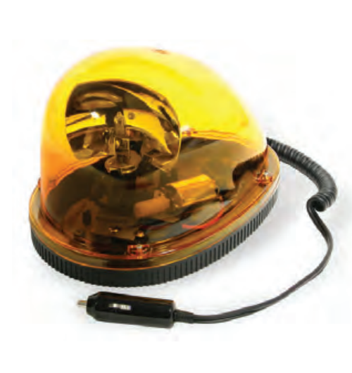 Truck-Lite 92620Y Halogen Teardrop Beacon-Amber- Magnetic Mount