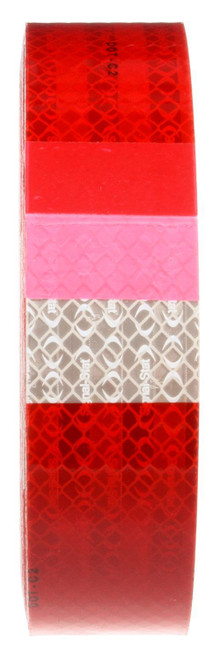 Truck-Lite Signal-Stat 37-3 Red/White Reflective Tape (Conspicuity Tape)- 2" x 150'