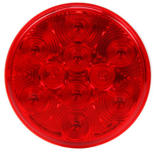 Truck-Lite Signal-Stat 4058 4" Round LED S/T/T Lamp- Red- 10 Diodes