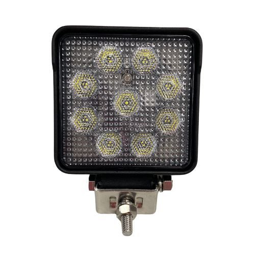 Truck-Lite Signal-Stat 8179 LED 4" Square High Ouput Work Lamp Assembly- 9 Diode, Flood Pattern