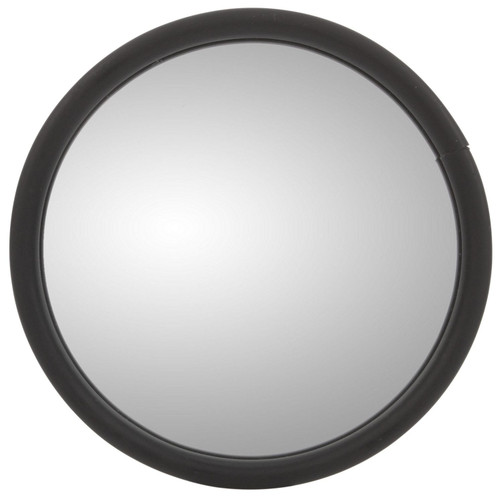5" Round Convex Mirror, Black- Center Mount w/ L Bracket (Truck-Lite 97802)