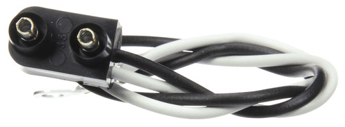 Truck-Lite 94909 PL-10 Marker / Clearance Pigtail- One Ring Terminal, 1 Blunt Cut Wire