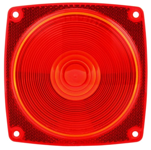 Truck-Lite 8948 Red Lens for 4.5" Square Trailer Lamps- 4 Screw Mount