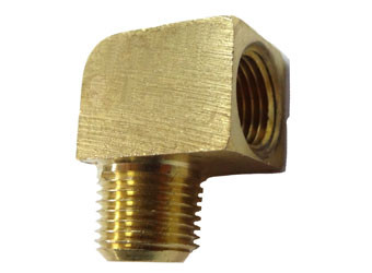 Brass Street Elbow Fitting- 90 Degree- Male to Female- Choose Size