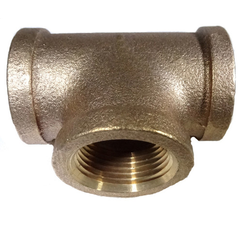 Brass Female Pipe Tee- Forged- Choose Size