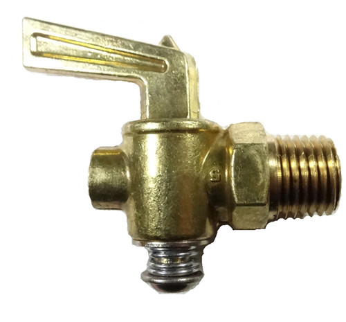 Brass Pet Cock (Drain Cock)- Lever Handle- 1/8" NPT
