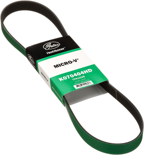 Gates K070404HD FleetRunner Heavy-Duty Micro-V Serpentine Drive Belt