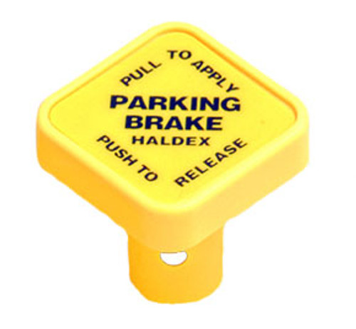 Haldex KN20901 Parking Brake Knob- Yellow, pin style