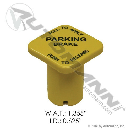 Yellow Parking Brake Knob for MV3 Dash Valves