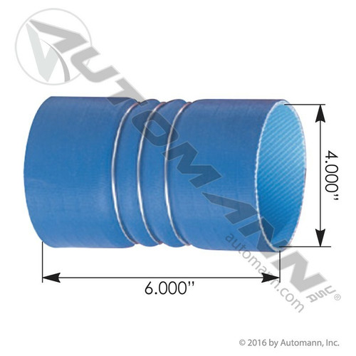 4" x 6" Charge Air Cooler Hose- Cold Side