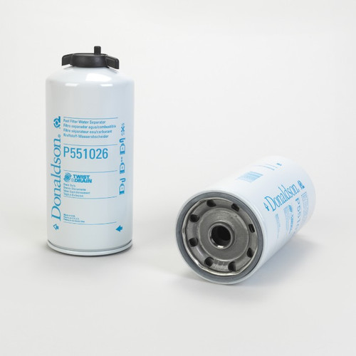 Donaldson P551026 Fuel Water Separator, Spin-on, Twist & Drain