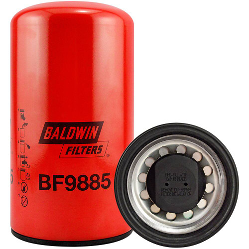 Baldwin BF9885 Fuel Filter, Spin-on- Cummins- replaces Fleetguard FF5776