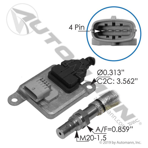 Cummins Nox Sensor- Inlet- ISX replaces Cummins 2894941