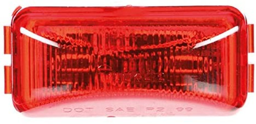Truck-Lite 15250R Model 15 (2 1/2" x 1 1/4") LED Clearance / Marker Lamp- Red- 3 Diodes