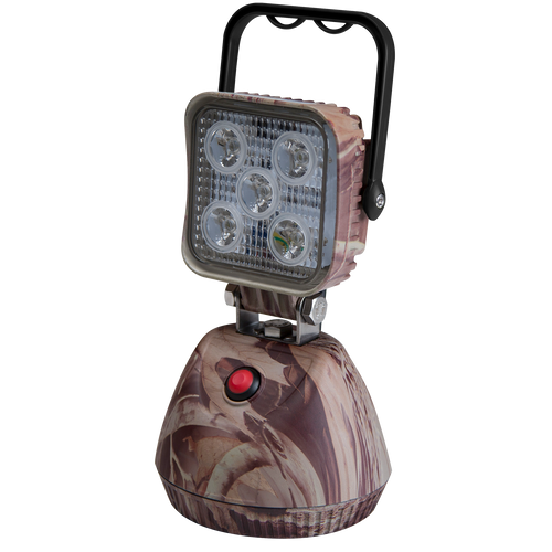 Ecco EW2461-CAMO LED Hand Held Rechargeable Work Lamp-Camo- 5 Diode