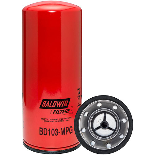 Baldwin BD103 Dual-Flow Lube Filter-Spin-on