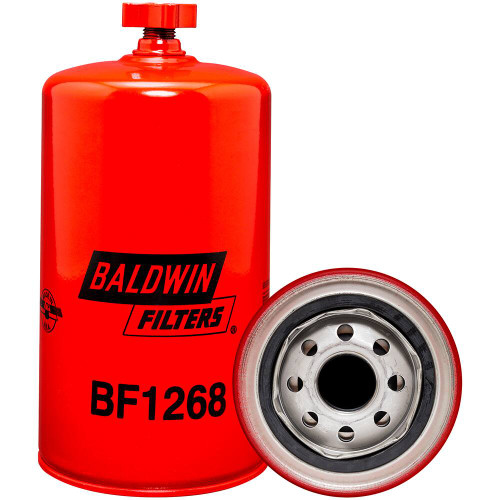 Baldwin BF1268 Suction Line Fuel/Water Separator Filter-Spin-on