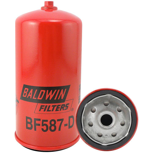 Baldwin BF587-D Secondary Fuel Filter-Spin-on w/Drain