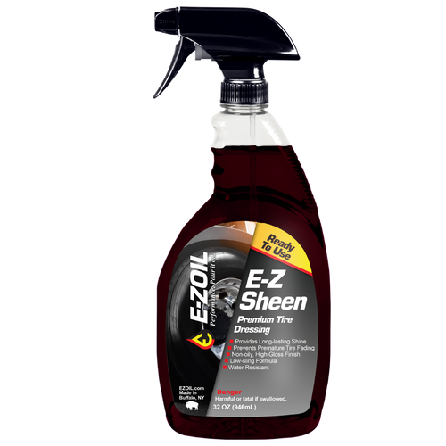 E-Zoil E-Z Sheen Premium Tire Dressing- 32oz Spray Bottle