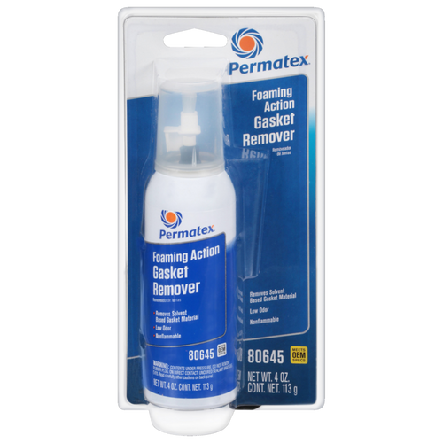 Permatex Foaming Action Gasket Remover- 4oz Brush Tip Aerosol Can (80645)