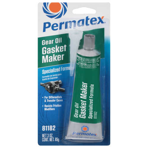 Permatex Gear Oil RTV Gasket Make- 3oz Tube (81182)